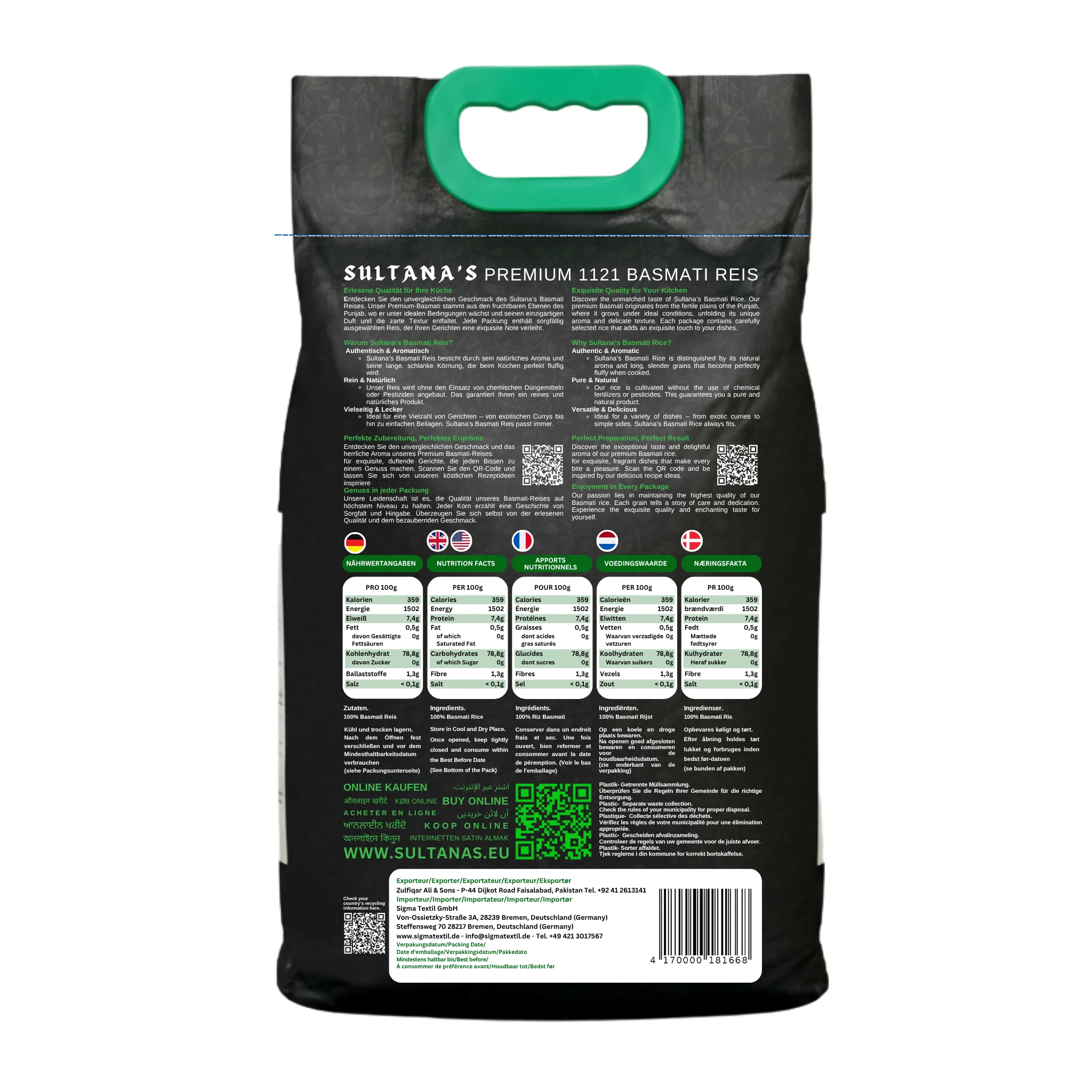 Basmati Reis 10kg